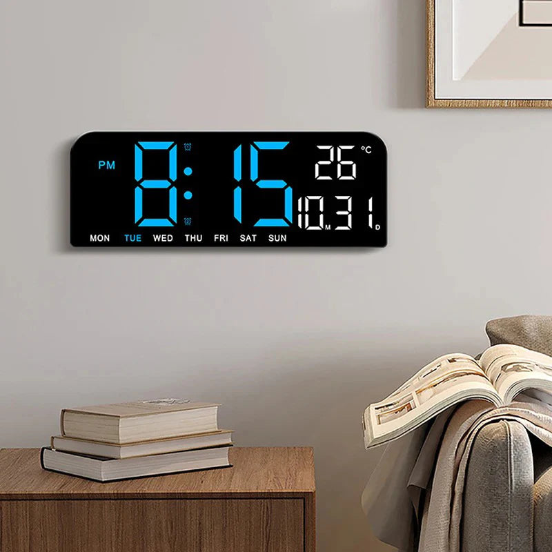 Horloge murale digitale