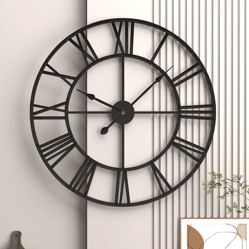 Horloge murale industrielle