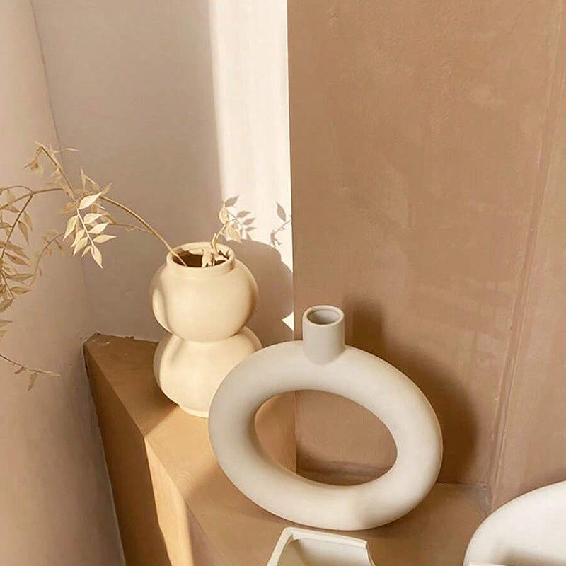 Vase rond design moderne