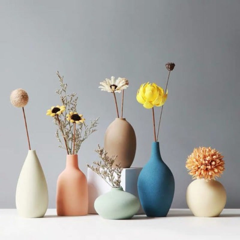 Vase moderne coloré minimaliste