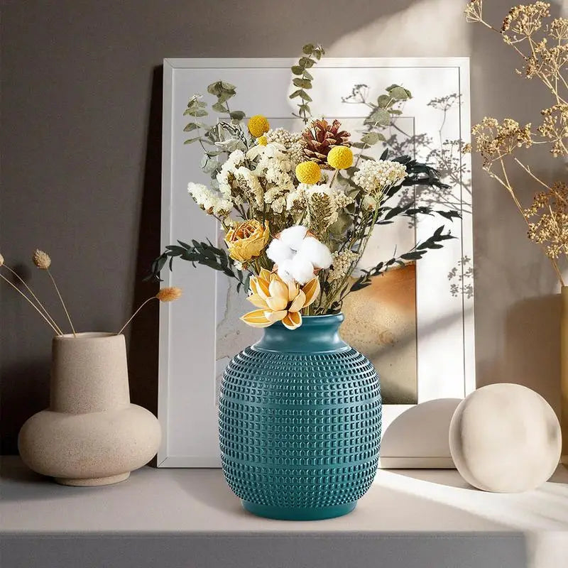Vase bleu vintage