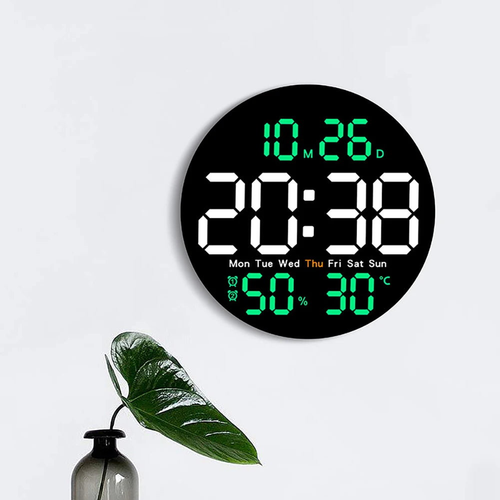 Horloge murale digitale led