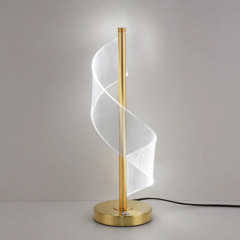 Lampe de chevet verre design