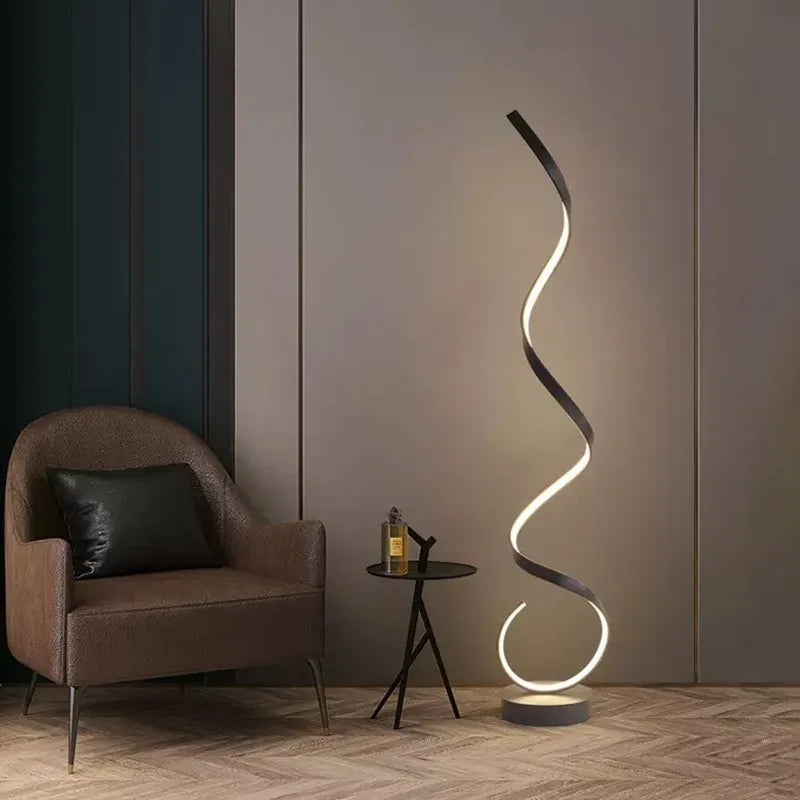 Lampadaire LED design: intérieur chic