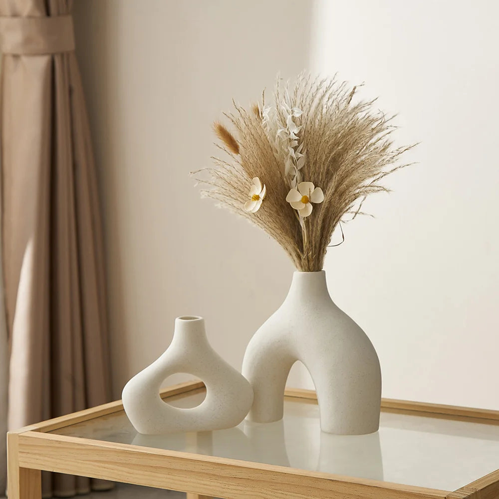 Vase moderne décoratif 2 pièces