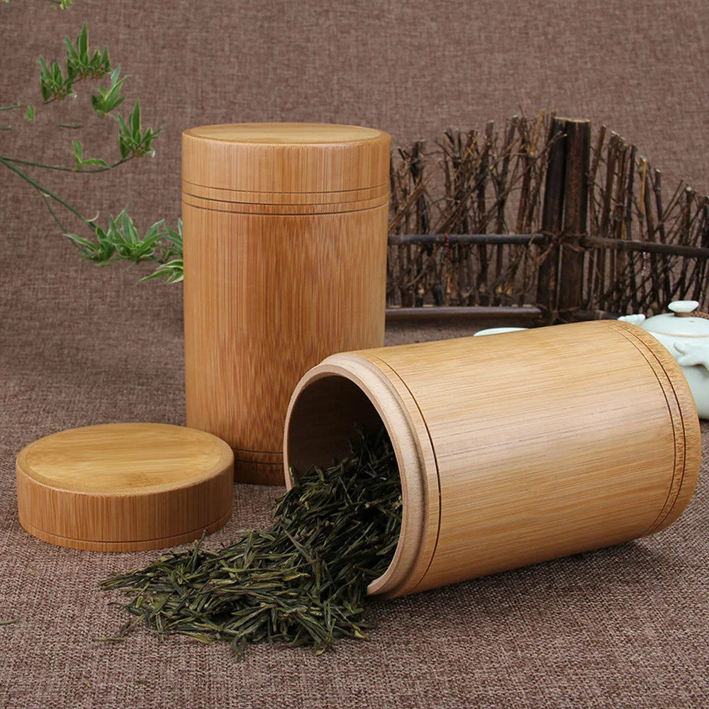 Boîte à thé en bambou