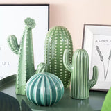 Statue cactus vert