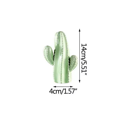 Statue cactus vert