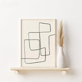 Tableau scandinave rectangle