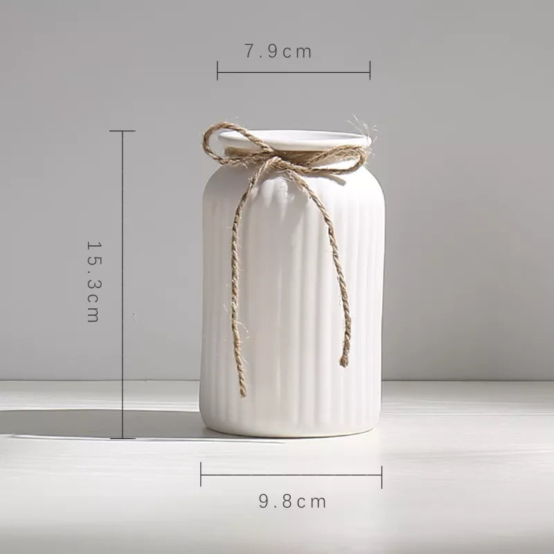 Vase blanc design