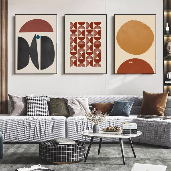 Tableau moderne abstrait coloré