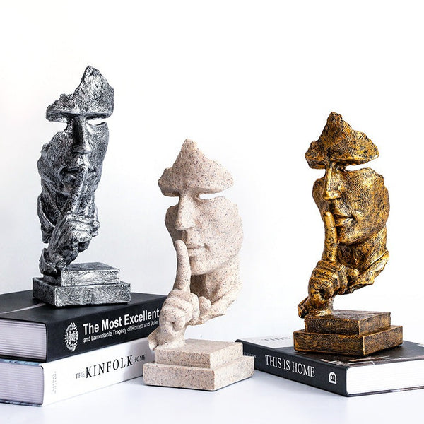 Sculpture argile visage