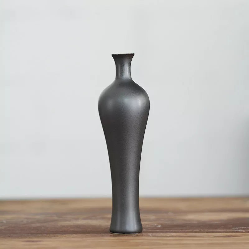 Vase design noir