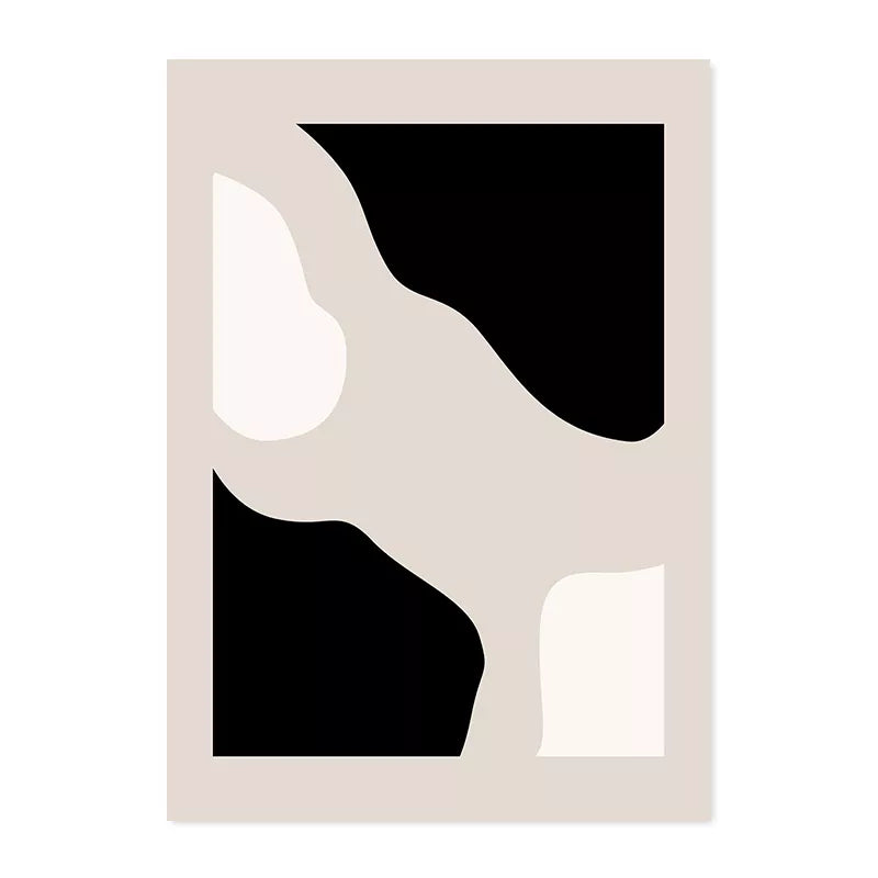 Tableau abstrait forme géométrique