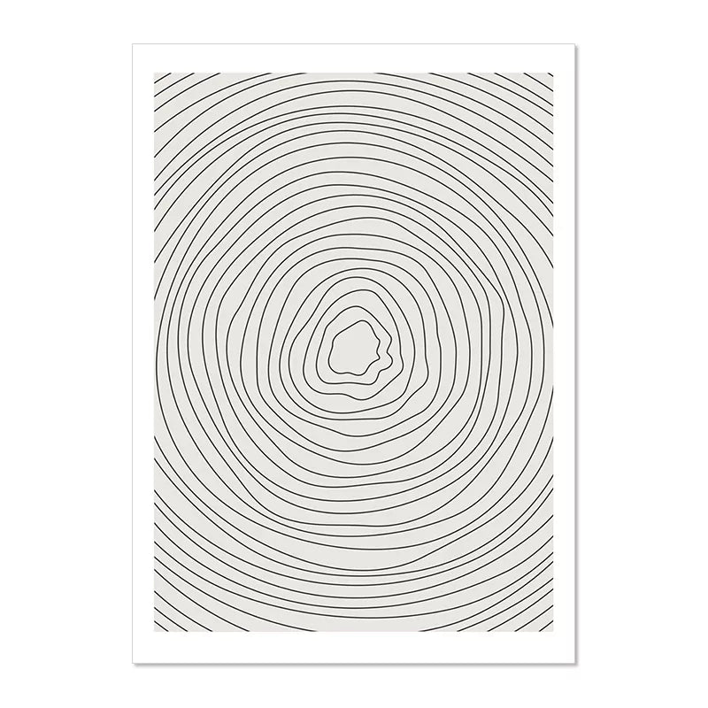 Tableau abstrait lignes