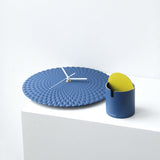 Horloge murale bleu