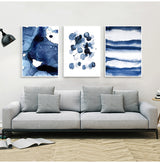 Tableau moderne bleu