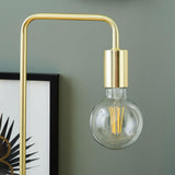 Lampe moderne laiton