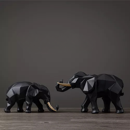Statue éléphant résine
