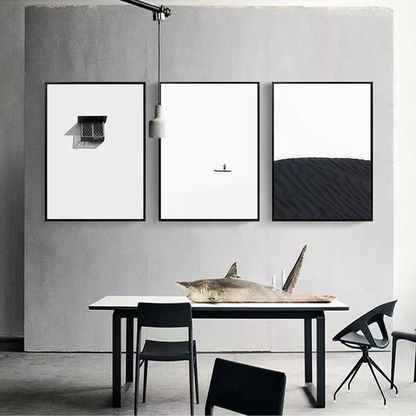 Tableau scandinave nordique abstrait
