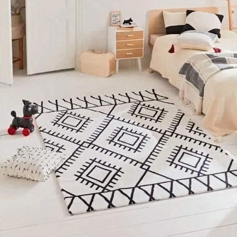 Tapis salon géométrique