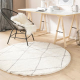 Tapis rond berbère
