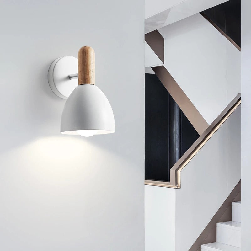 Applique murale bois blanc