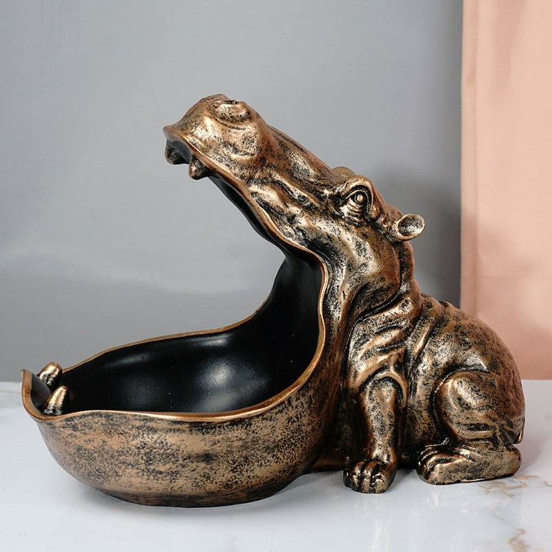 Sculpture hippopotame
