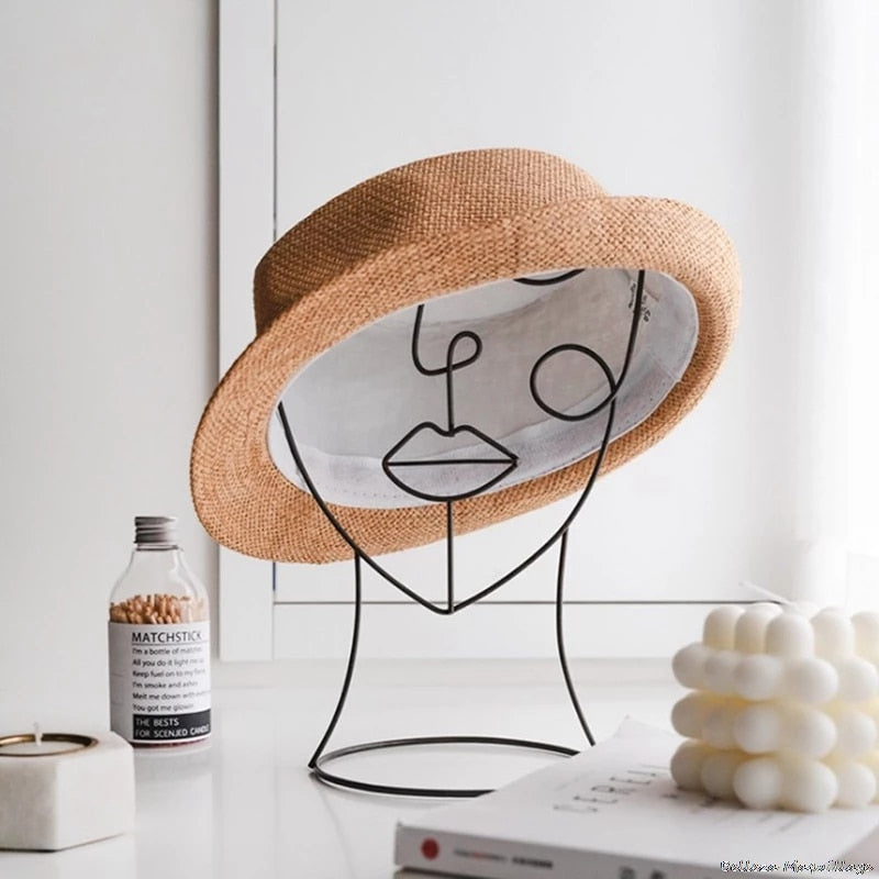 Sculpture abstrait visage