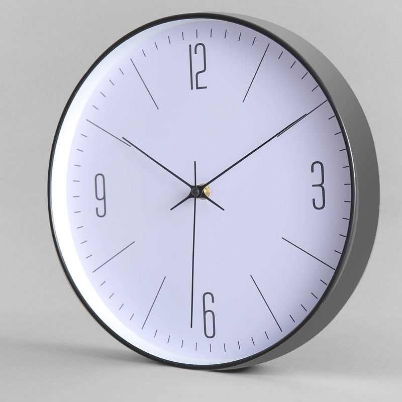 Horloge murale grise
