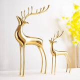 Statue cerf or