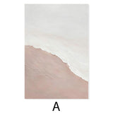 Tableau abstrait rose