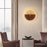 Horloge murale led blanche