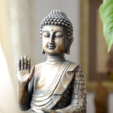 Grande statue bouddha salut