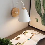 Applique murale bois et fer bureau
