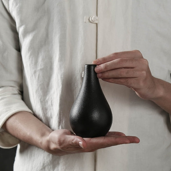 Vase tendance noir