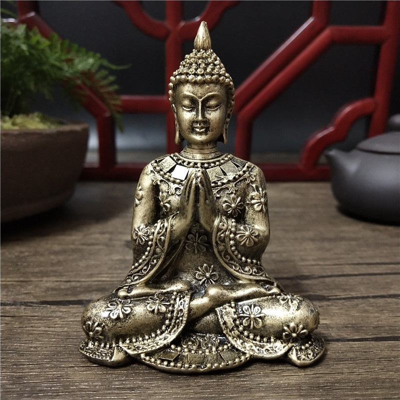 Statue bouddha prière