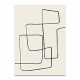 Tableau scandinave rectangle