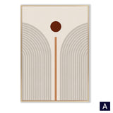 Tableau géométrique scandinave