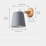 Applique murale bois et blanc