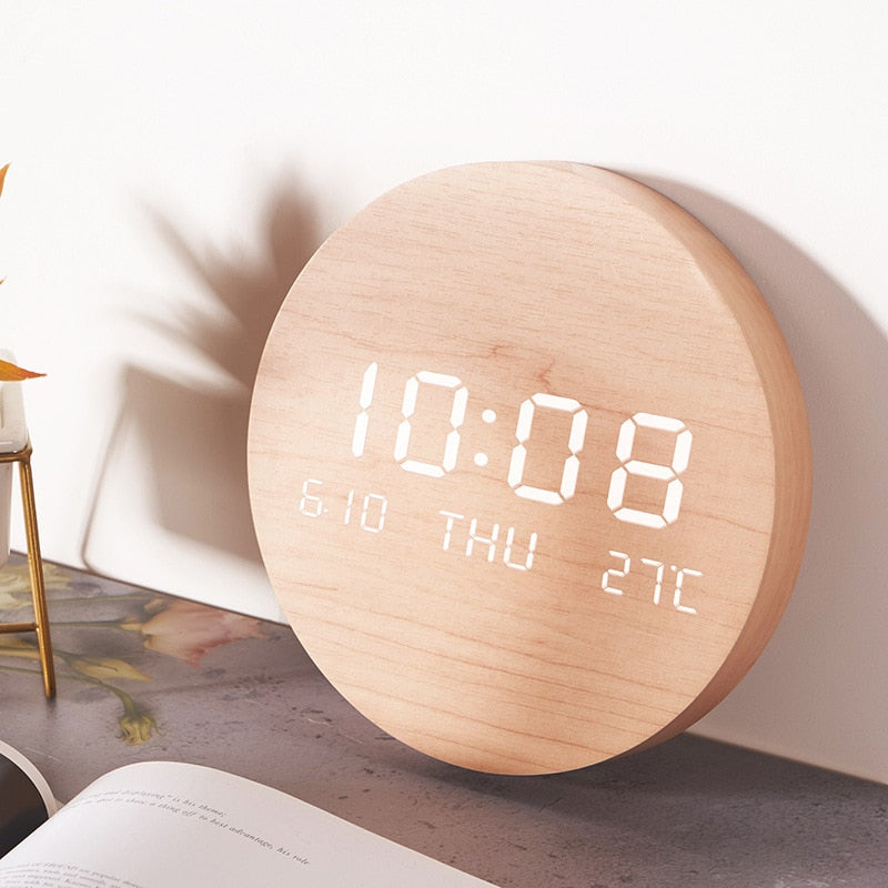 Horloge murale numérique led