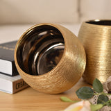 Vase style doré deco