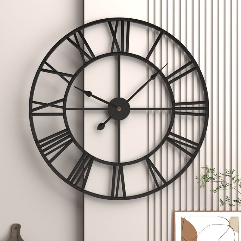 horloge murale chiffre romain