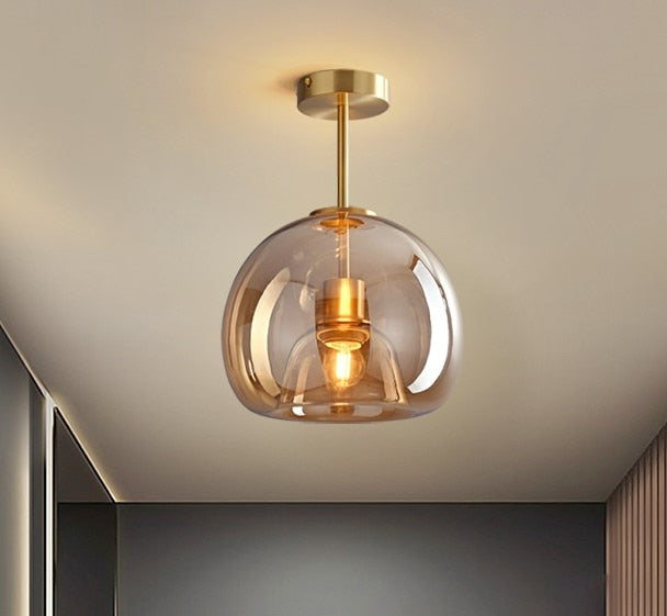 Plafonnier salle de bain vintage