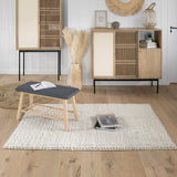 Tapis beige poil doux