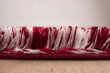 Tapis bohème rouge