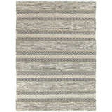 Tapis bohème marron et noir