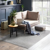 Tapis scandinave gris et blanc