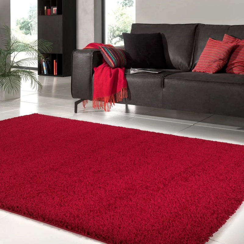 Tapis scandinave rouge