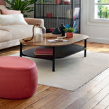 Tapis beige poil ras